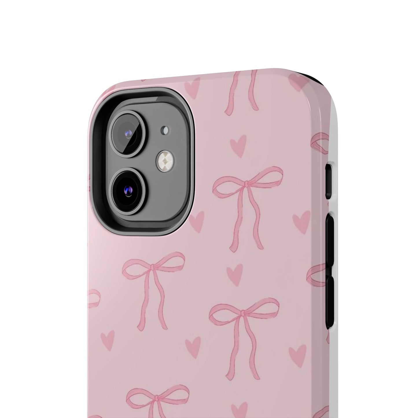 Cute Bow Phone Cases for Girls, Stylish Phone Covers, Gift for Her, Trendy Accessories, Pink Bow Pattern Case