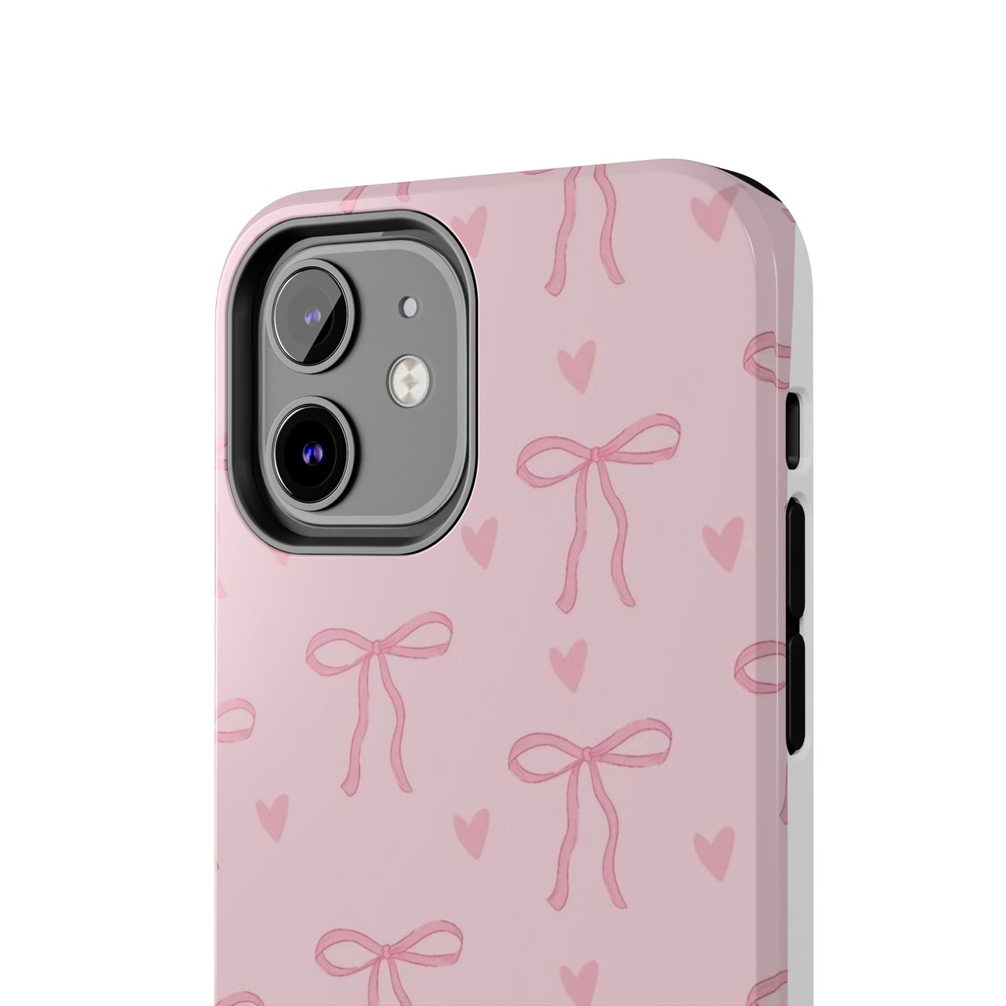Cute Bow Phone Cases for Girls, Stylish Phone Covers, Gift for Her, Trendy Accessories, Pink Bow Pattern Case