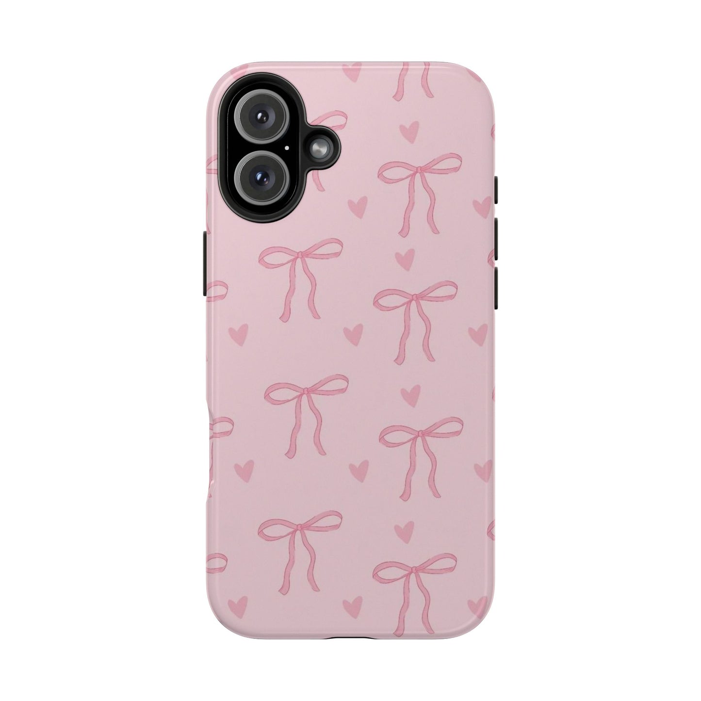 Cute Bow Phone Cases for Girls, Stylish Phone Covers, Gift for Her, Trendy Accessories, Pink Bow Pattern Case