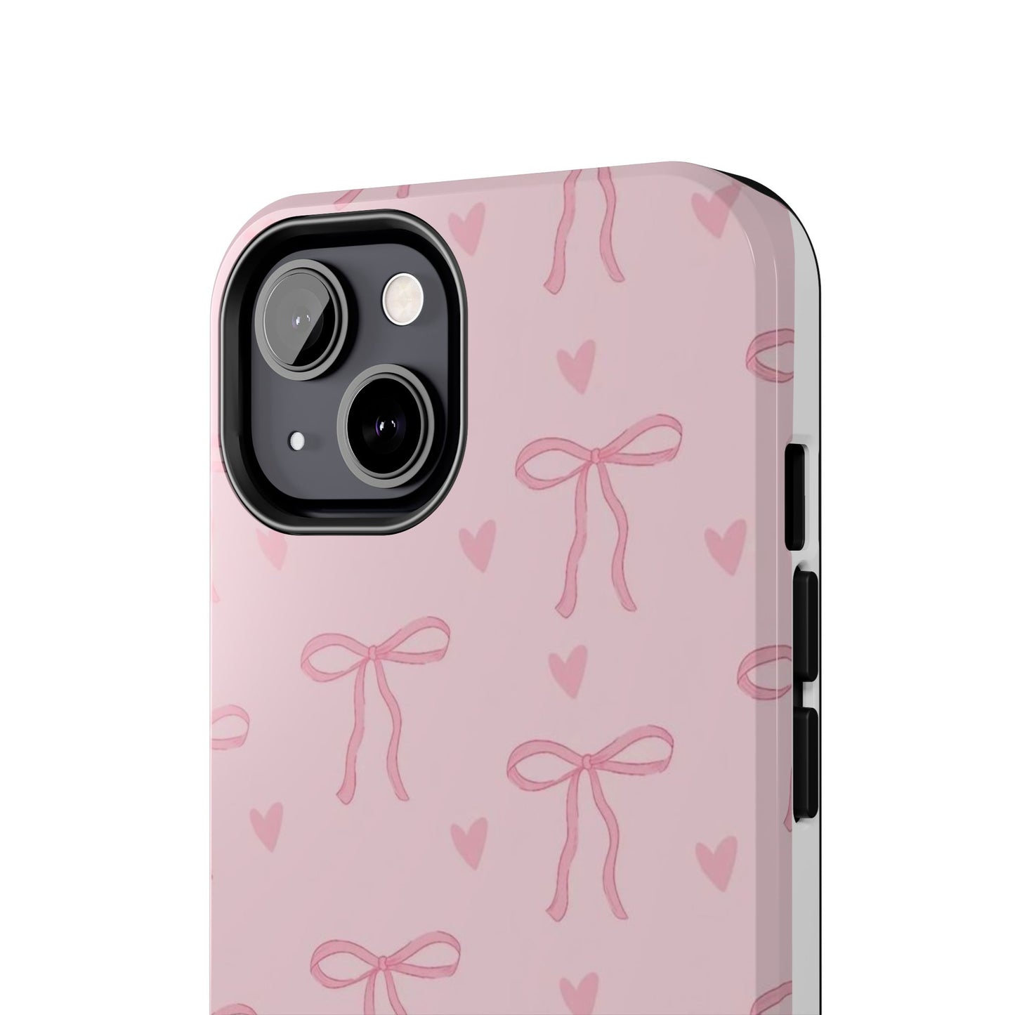 Cute Bow Phone Cases for Girls, Stylish Phone Covers, Gift for Her, Trendy Accessories, Pink Bow Pattern Case