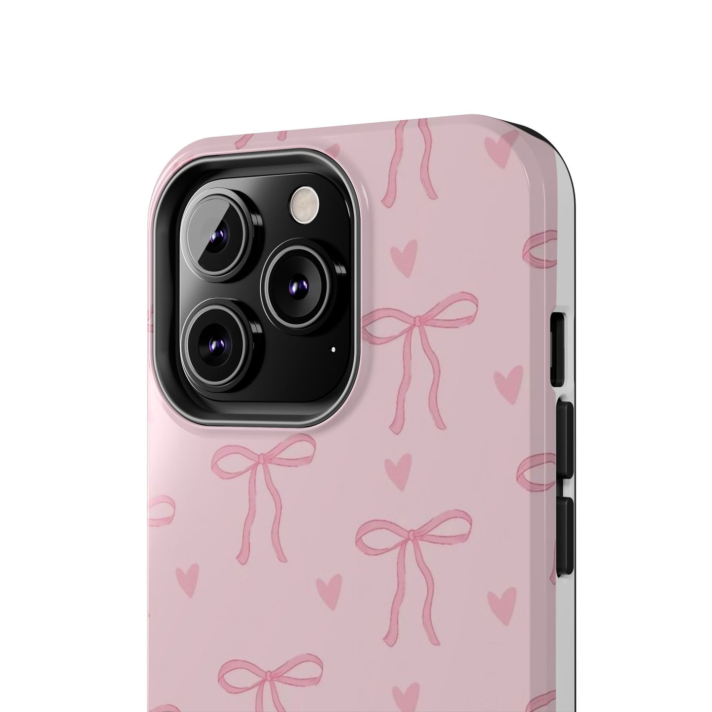 Cute Bow Phone Cases for Girls, Stylish Phone Covers, Gift for Her, Trendy Accessories, Pink Bow Pattern Case