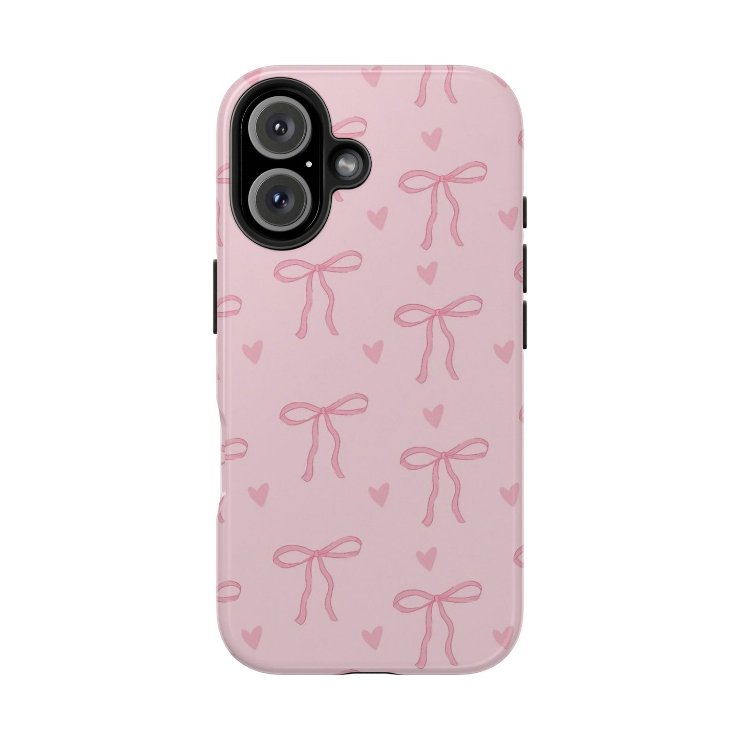 Cute Bow Phone Cases for Girls, Stylish Phone Covers, Gift for Her, Trendy Accessories, Pink Bow Pattern Case