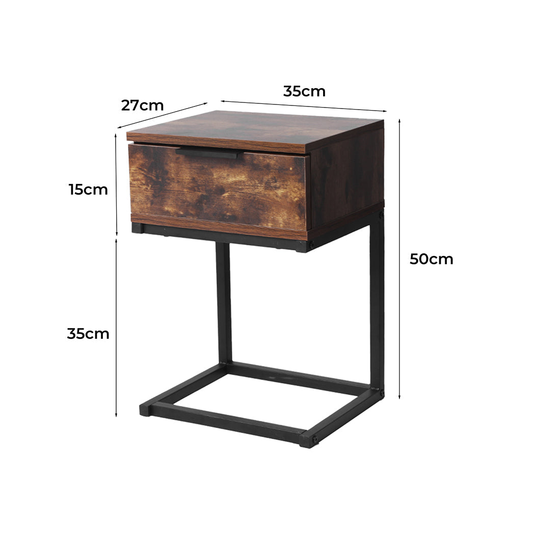 Levede Bedside Tables Side End Table